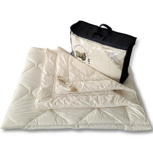 Bio Merino Schafschurwolle Sommerdecke Kuschelzeit kbA und kbT in 240x220 cm