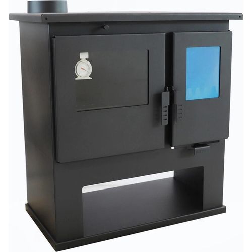 Verso CS Lite 7,7 kW Holzherd | Kaminofen mit Ofen - Links