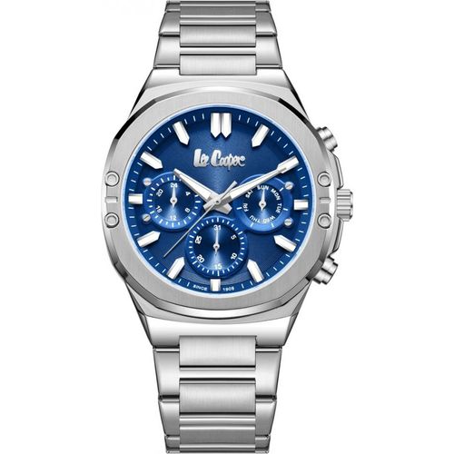 Herrenuhr LEE COOPER LC07991.390 in Marineblau, modisch.