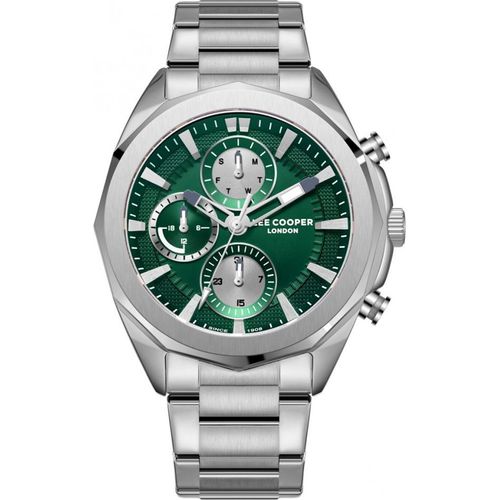 Herrenuhr LEE COOPER LC08005.370 in grüner Farbe.