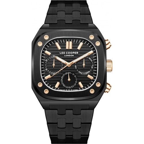 Herrenuhr LEE COOPER LC08023.650 in Schwarz, Modell Fashion.