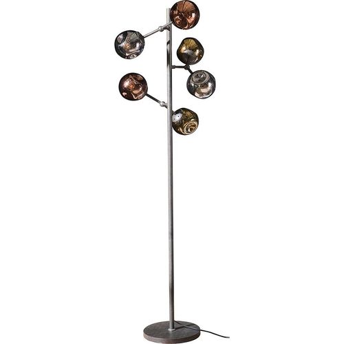 KAWOLA Stehleuchte PELOTA Stehlampe 6-flammig Glas schwarz