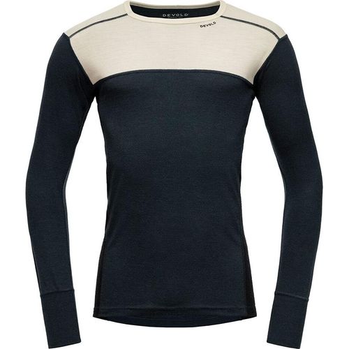 Devold Of Norway Lauparen Merino 190 Langarm-t-shirt Schwarz M Mann Schwarz M