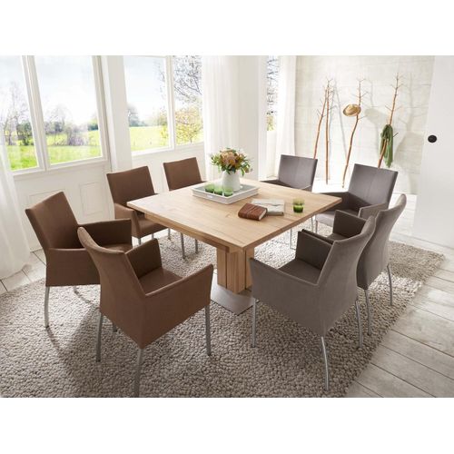 Tisch Julia Quadratisch 100x100 cm Kernbuche Esstisch Massivholztisch Massiv