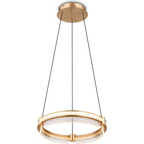 Hängeleuchte Esszimmer Kronleuchter Kristall Hängelampe Dimmbar Gold LED