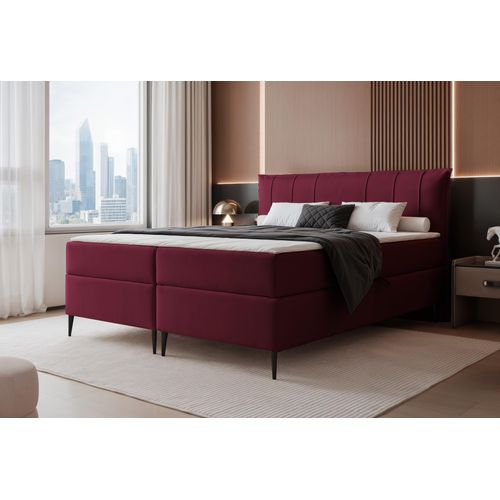 FURMEB24 KONTINENTALBETT SUZI - 180 x 200 cm - ROT