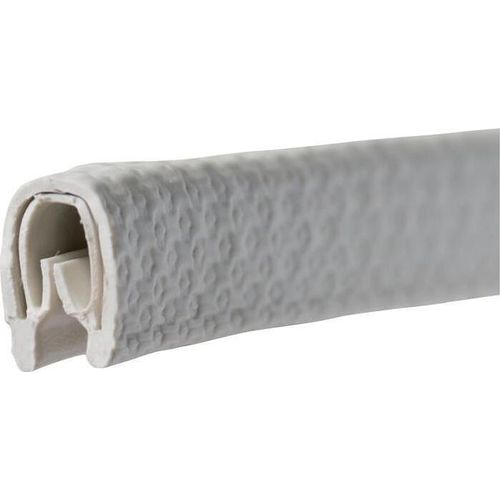 TECWERK Kantenschutz Klemmber.1-2mm L.100m B.6,5mm H.9,5mm weiß-grau TECWERK