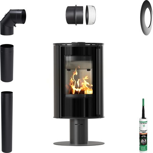 Ofen KRATKI ERIK mit Sockel 5,5kW Eco Design mit Montageset