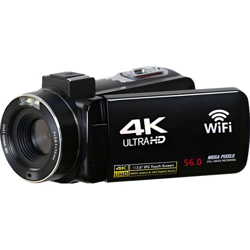 FORSMANO Videokamera, Camcorder, Digitalkamera, mit WLAN, 3