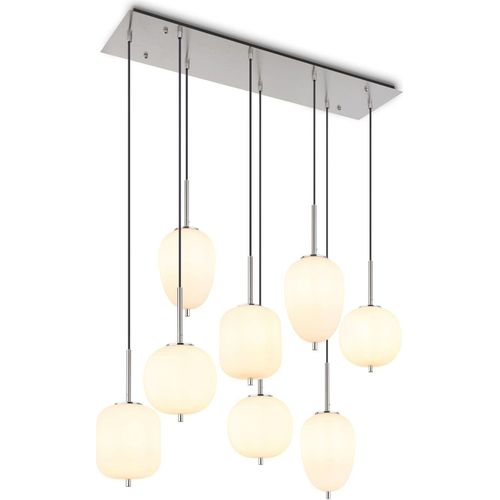 Hängelampe Esszimmer Glas Hängeleuchte Esstisch Pendelleuchte Esstisch 8-flammig