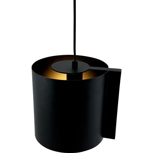 Pendelleuchte LED, Hängelampe, Deckenlampe Pendel, Pendellampe Esstisch, Pendelleuchte für Wohnzimmer, Skandinavische Design, WUM D23 schwarz