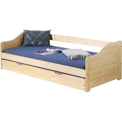 Bett 90 x 200 cm Kinderbett mit Auszug