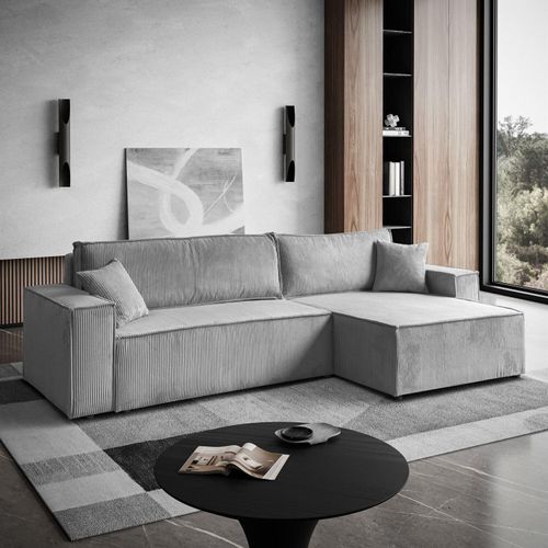 Ecksofa CARLO XL Cord, Poso 110