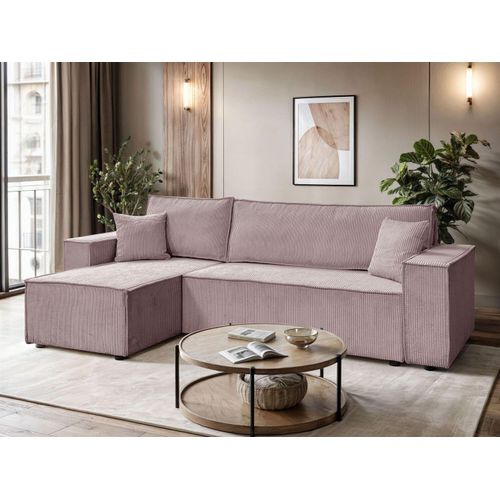 Ecksofa CARLO L Cord, Poso 27