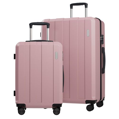 VALLSERO Kofferset M-XL-Set, Gepäck mit Kosmetiktasche, Hartschalen-Koffer