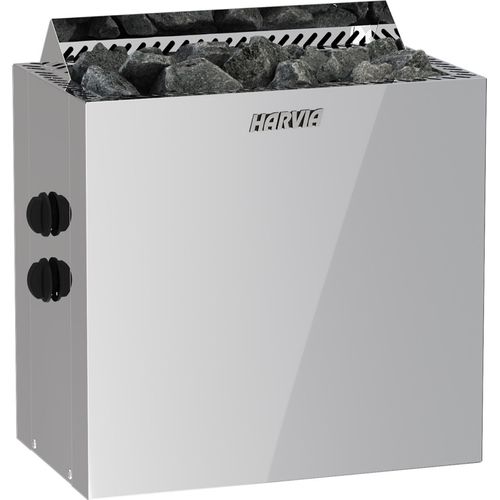 Harvia Qubic BQ90 9 kW Steel finnischer Saunaofen mit integrierte Steuerung