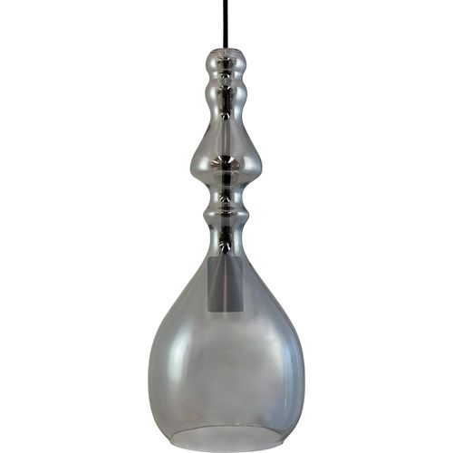 Pendelleuchte LED, Hängelampe, Deckenlampe Pendel, Pendellampe Esstisch, Pendelleuchte für Wohnzimmer, Skandinavische Design, LEA schwarz