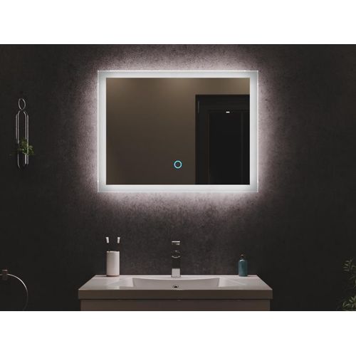 LED Spiegel 70x53 cm mit Touch Bedienung
