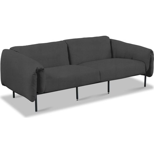Outdoor 3-Sitzer Sofa Zuzu Gartenlounge Gartensofa 226x96 Dunkelgrau