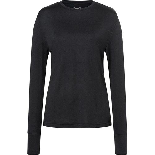 Super.natural Warm Up Langarm-t-shirt Schwarz L Frau Schwarz L
