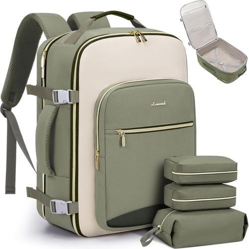 Handgepäck Rucksack 40L Damen und Herren Wasserdicht, Laptop Backpack 17 Zoll, Travel Daypacks