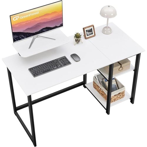Schreibtisch 120cm mit Stauraum und