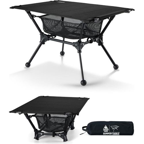 OneTigris Dipper faltbarer Campingtisch 60x40x37cm, Ultraleicht, Tragetasche