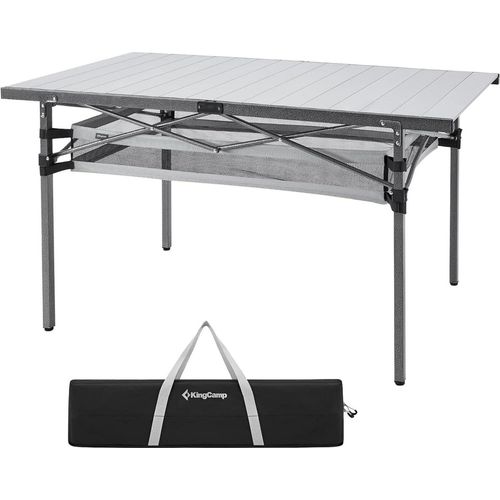 KingCamp Campingtisch klappbar Aluminium Campingtisch faltbar 80kg