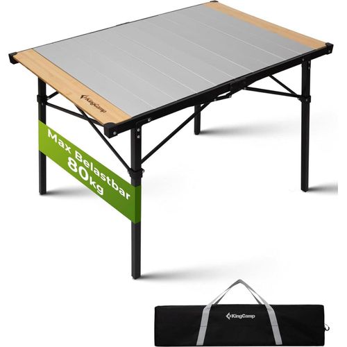Klappbarer Campingtisch Aluminium belastbar bis 80 kg