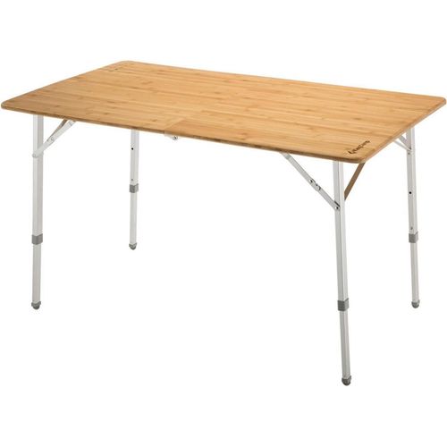 Klapptisch Bambus UV-Schutzbeschichtung höhenverstellbar 100x72 cm