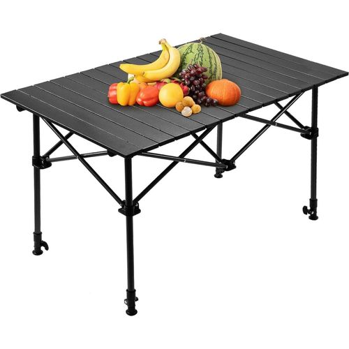 Night Cat Campingtisch Aluminium Tischplatte Verstellbare Höhe 50-95cm Campen Garten