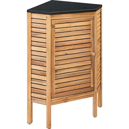 Dehner Eckregal Southampton, für Outdoorküche, ca. 90 x 50 x 50 cm, FSC®-es Akazienholz, braun