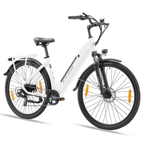 28“ Elektro-Mountainbike - Shimano 7-Gang, Federgabel, 36V 20Ah Akku mit großer Reichweite (90-110km), 250W Motor mit Hinterradantrieb