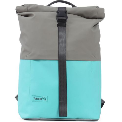 7clouds Rolltop-Rucksack Kira 7.1 mint-fog grey