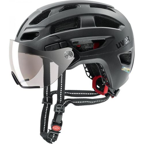 Uvex Fahrradhelm Kopfschutz City Radfahren Finale Visor sicher Schutz 56 61 cm