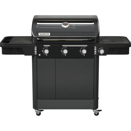 Gasgrill TENNEKER Halo TG 3 mit Seitenbrenner, gusseiserner Grillrost und Platform System