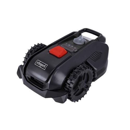 Scheppach Mähroboter RRMA300 – Rasenroboter für 300 m² mit Regensensor, Floating Cut System, PIN-Schutz, 7 Schnitthöhen & Zubehör, Räsenmahroboter