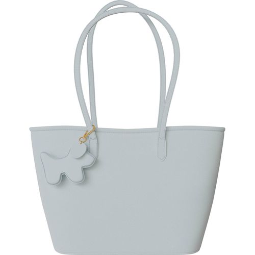 Damen Handtasche Echtleder Shopper Italy Innentasche 30635 Bianco/Beige
