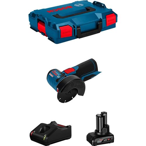 Winkelschleifer BOSCH GWS 12V-76 (1 x 6,0 Ah + GAL12V-40 + L-Boxx 102)