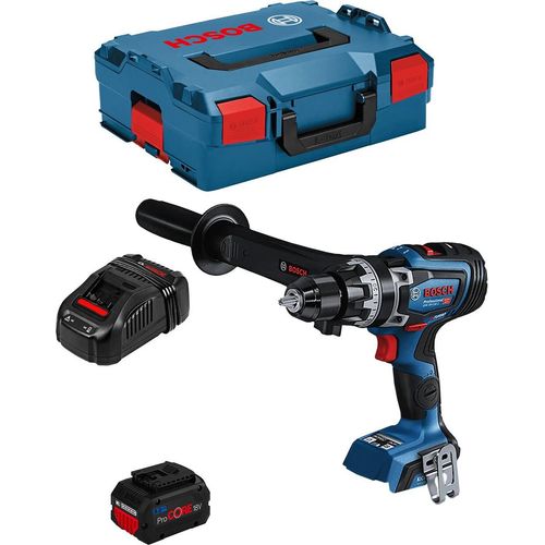 Schlagbohrschrauber BOSCH GSB 18V-150 C (1 x 8,0 Ah ProCORE + GAL1880CV + L-Boxx 136)