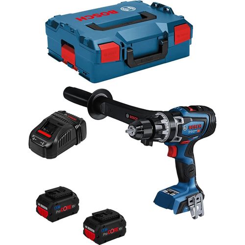 Schlagbohrschrauber BOSCH GSB 18V-150 C (2 x 8,0 Ah ProCORE + GAL1880CV + L-Boxx 136)