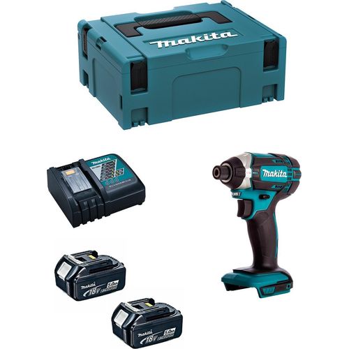 Schlagschrauber MAKITA DTD152RTJ (2 x 5,0 Ah + DC18RC + MAKPAC 2)