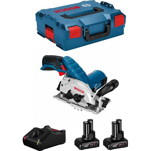 Kreissäge BOSCH GKS 12V-26 (2 x 6,0 Ah + GAL12V-40 + L-Boxx 136)