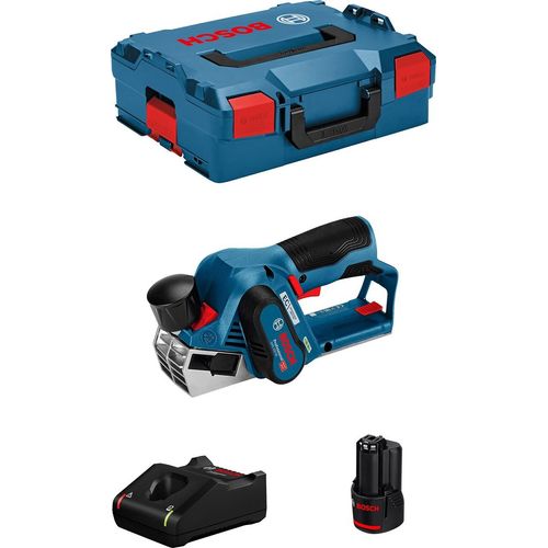 Hobel BOSCH GHO 12V-20 (1 x 3,0 Ah + GAL12V-40 + L-Boxx 136)