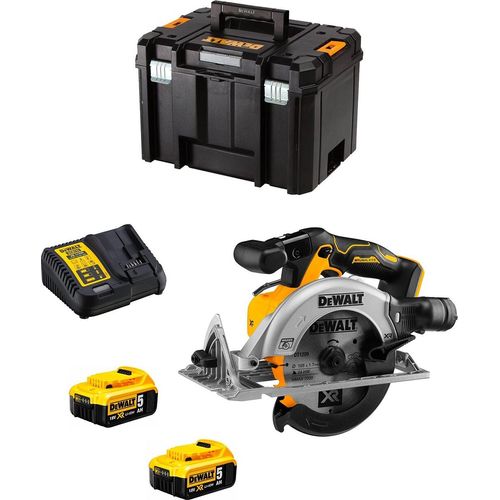 Handkreissäge DeWALT DCS565P2T (2 x 5,0 Ah + DCB115 + TSTAK VI)