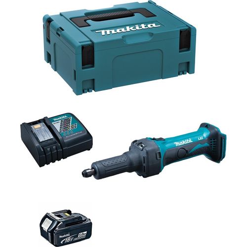Geradschleifer MAKITA DGD800RTJ1 (1 x 5,0 Ah + DC18RC + MAKPAC 2)
