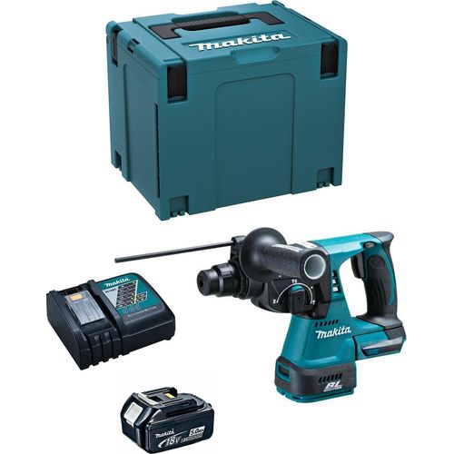 Bohrhammer MAKITA DHR242RTJ1 (1 x 5,0 Ah + DC18RC + MAKPAC 4)