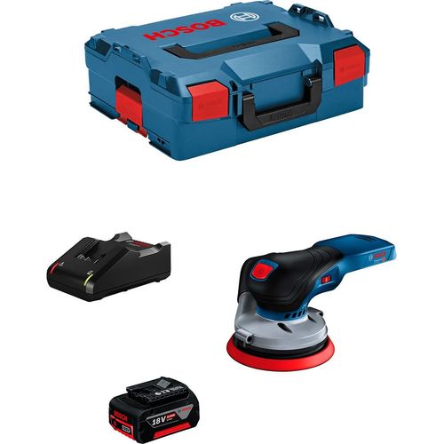 Exzenterschleifer BOSCH GEX 18V-125 (1 x 5,0 Ah + GAL18V-40 + L-Boxx 136)