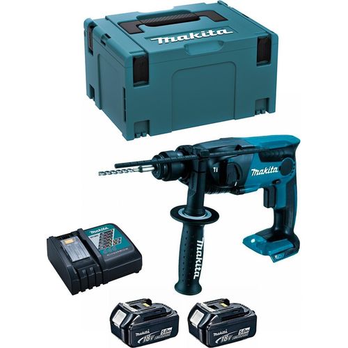 Bohrhammer MAKITA DHR165RTJ (2 x 5,0 Ah + DC18RC + MAKPAC 3)