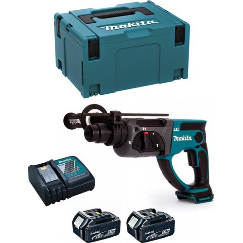 Bohrhammer MAKITA DHR202RTJ (2 x 5,0 Ah + DC18RC + MAKPAC 3)